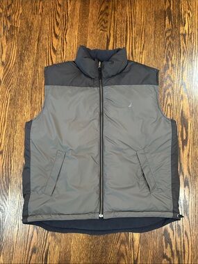 Vintage Y2K Nautica Reversible Down Vest